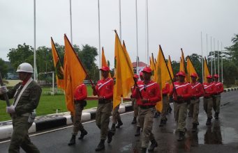 Bupati Sumbawa Telah Melepas Pataka Lambang Kabupaten Sumbawa