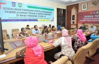PANDUAN PENYELENGGARAAN PEMBELAJARAN TAHUN AJARAN 2020/2012 DIMASA PANDEMI COVID – 19 DI SOSIALISASIKAN