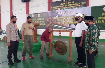 DITENGAH PANDEMI COVID 19, KEJUARAAN PENCAK SILAT SE-KABUPATEN SUMBAWA TETAP DIGELAR