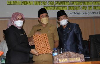 Pansus DPRD Sumbawa Terima dan Setujui Raperda RPJMD Kabupaten Sumbawa 2021-2026 Menjadi Peraturan Daerah