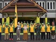 PANJI LAMBANG KABUPATEN SUMBAWA MULAI DI KIRAB