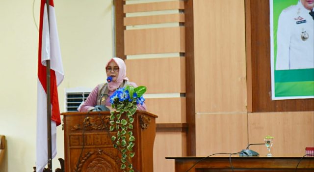 Wakil bupati Sumbawa Ajak Kades dan Lurah Se Kab. Sumbawa Serius Tangani Stunting