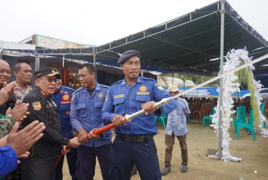 BUPATI SUMBAWA RESMIKAN POS DAMKAR MOYO HILIR