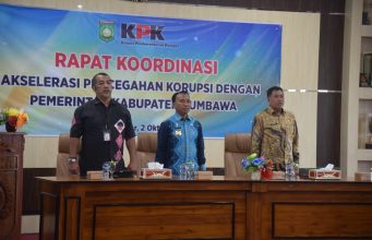 PERCEPAT PEMBERANTASAN KORUPSI, PJS BUPATI SUMBAWA BUKA RAKOR PEMBERANTASAN KORUPSI