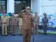 HARI PERTAMA NGANTOR, BUPATI SUMBAWA PIMPIN APEL PAGI