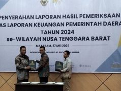 Kabupaten Sumbawa Raih Opini WTP dari BPK-RI dalam Penyerahan LHP Keuangan Daerah se-Wilayah NTB