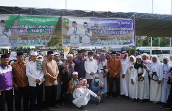 KELOTER 12 JAMAAH HAJI KABUPATEN SUMBAWA TIBA DARI TANAH SUCI
