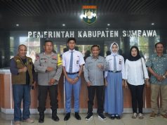 WABUP LEPAS SISWA-SISWI ASAL KABUPATEN SUMBAWA IKUTI PASKIBRAKA PROVINSI DAN NASIONAL