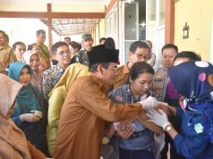 SATU SUNTIKAN, ENAM PERLINDUNGAN, WABUP ANSORI RESMI BUKA SOSIALISASI DAN MOBILISASI INTRODUKSI IMUNISASI HEKSAVALEN