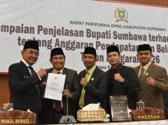 RANPERDA APBD TAHUN ANGGARAN 2026 DIPARIPURNAKAN DPRD KABUPATEN SUMBAWA