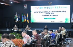 Hadiri RUPSLB Bank NTB Syariah, Bupati Jarot Tegaskan Dividen Daerah Harus Kembali untuk Kepentingan Masyarakat Sumbawa