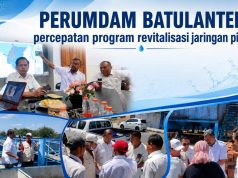 Revitalisasi Jaringan Distribusi Air Minum Diharapkan Tingkatkan Tekanan Air dan Kurangi Kebocoran
