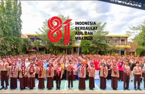 Ucapan HUT RI ke 81 Oleh Siswa-Siswi SMPN 1 Sumbawa Besar