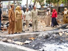Wabup Sumbawa Turun Langsung Bantu Korban Kebakaran, Pemkab Perkuat Penanganan Pascamusibah